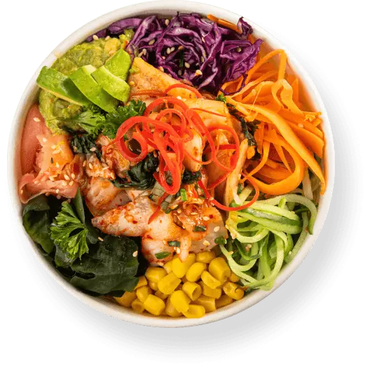 كيمتشي بوكي بول Kimchi Poke Bowl